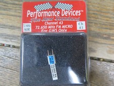 Channel 43 Performance Devices Pvd 400-1043 72.650 Mhz Air Fm Micro Gws Only New