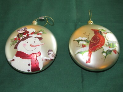 2 Winter Ornamants - Unknown if they were ever used