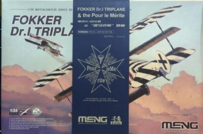 Meng Model QS-003S 1/24 Fokker Dr.I Triplane - Limited Edition