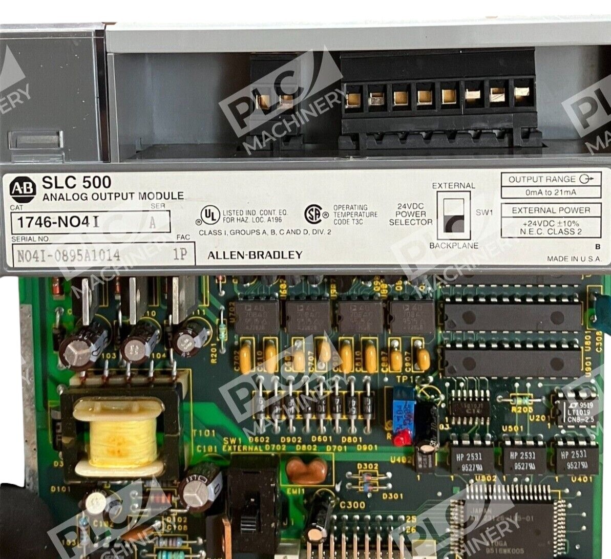 Allen Bradley 1746NO4I /A SLC 500 Analog Output Module eBay