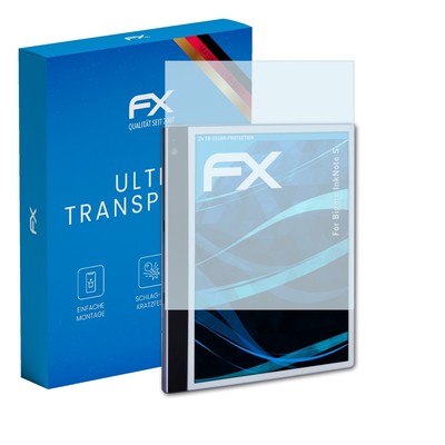 atFoliX 2x Displayschutzfolie für Bigme InkNote S Schutzfolie klar Folie