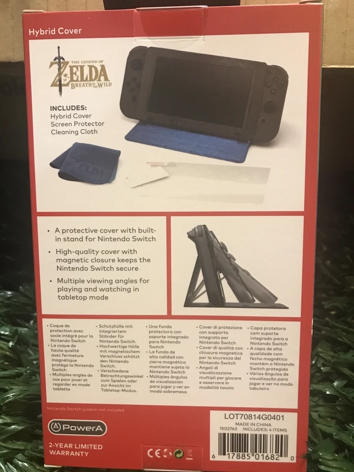 PowerA Nintendo Switch Hybrid Cover The Legend of Zelda Breath of the Wild New - Image 2 of 3
