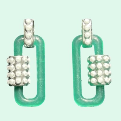 Shadow Rainbow High Berrie Skies Doll Outfit Earrings Jewelry Aqua White Blue
