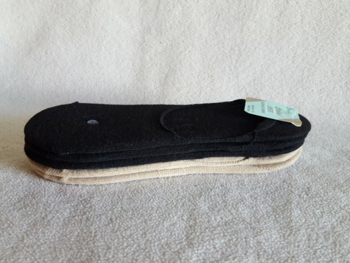 Damenfutter 5 Paar No-Show Liner Schuhgröße 4-10 schwarz hellbraun Silikon Absatz Greifer - Bild 3 von 4