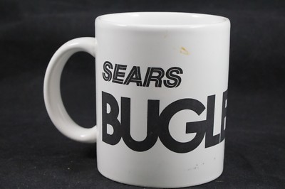 Bugle Boy Sears Department Store Logo Black White Ceramic Coffee Cup Tea Mug Ebay