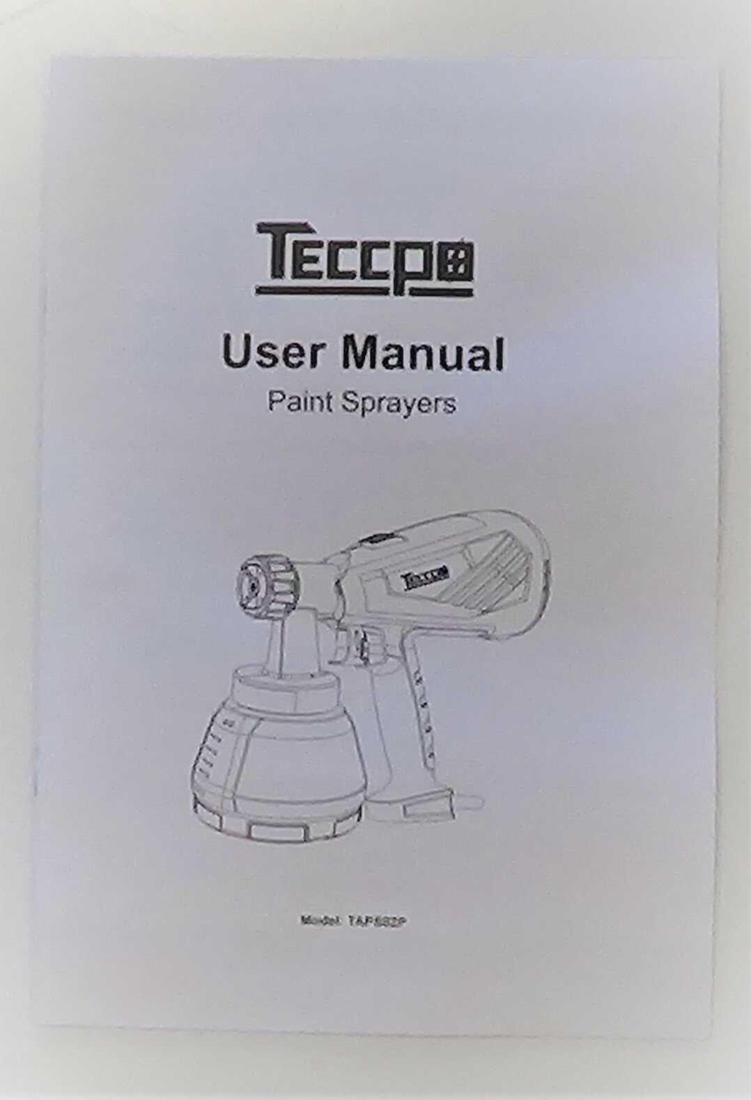 Paint Sprayer, TECCPO 800ml/min HVLP Home Electric Spray Gun with 1300