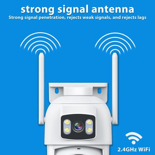 4K 8MP WiFi Camera 4X Zoom Three Lens Dual Screens 6MP CCTV Video Auto Tracking - Picture 23 of 32