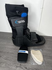 United Ortho USA14115 Short Air Cam Walker Fracture Boot, Medium, Black