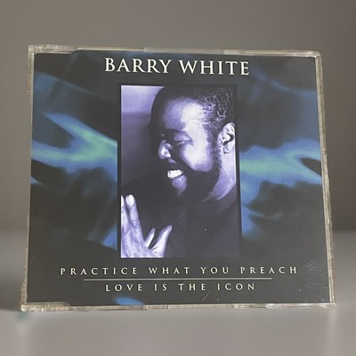 Barry White Practice What You Preach 4 Track CD Einzelbild Hülle A&M