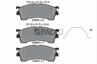 Bremsbelagsatz BremsklöTze FüR Mazda Premacy CP 323 F VI BJ 626 V Hatchback