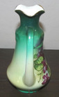 Purple Violets Yellow Lily / Iris Porcelain Bud Vase Hand Painted Austrian 5.75" — photo 4