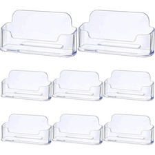 50 Pack Business Card Holder for Desk Acrylic Business Card Holder Display Clear