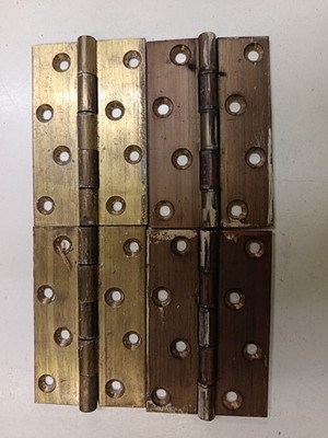 4'' massive Messing gezogene Scharniere (aufbereitet)