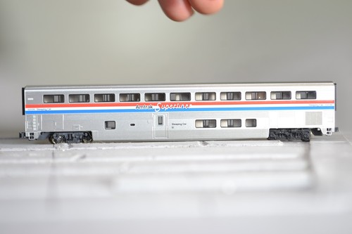VAGÓN DE PASAJEROS KATO ESCALA N 88290 AMTRAK SUPERLINER COCHE CAMA | Condition: Used