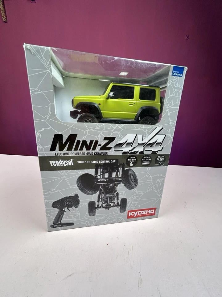 Mini Z Kyosho Suzuki Giallo 4x4 Usato Radiocomandato Funzionante - Immagine 2 di 4