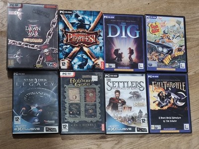 PC Spielepaket 8 klassische CD-ROM Spiele