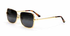 Lunettes de soleil Tom Ford Tara TF1319 or/noir 57-17-140 mm avec étui neuves