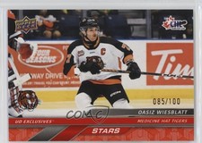2024-25 Upper Deck CHL Stars Exclusives 85/100 Oasiz Wiesblatt #347 y0p