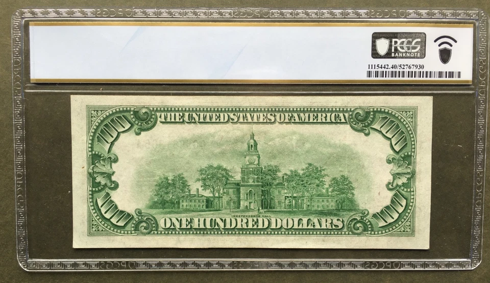 1934A $100 FRN ~ CHICAGO ~ MULE ~Fr. 2153-Gm ~ PCGS 40PPQ ~ G  0 5 6 8 1 8 0 5 A - Image 2 of 4