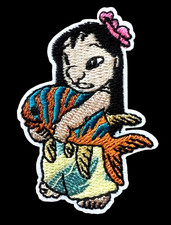 Disney IRON ON PATCH APPLIQUE 2 3/8 x 1 5/8 inch FREE SHIPPING
