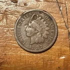 1887 1C Indian Cent