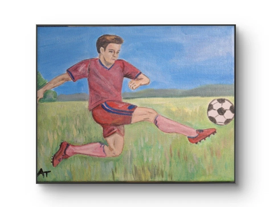 【希少】Aldersonオルダーソン サッカー オリンピック 大型絵画 25+ Soccer Original Art Paintings for sale | Updated Oct 2026