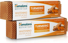 Botanique Turmeric Coconut Oil Whitening Antiplaque Herbal Toothpaste, Whitens