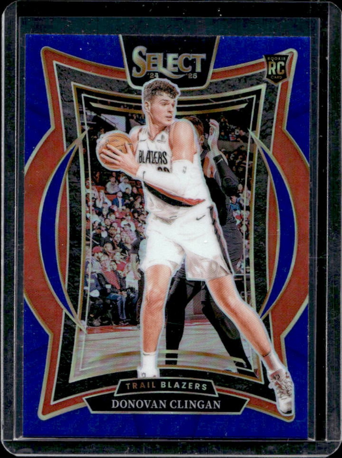 2024-25 Select Donovan Clingan Concourse RC Blue Prizm #69 Trail Blazers