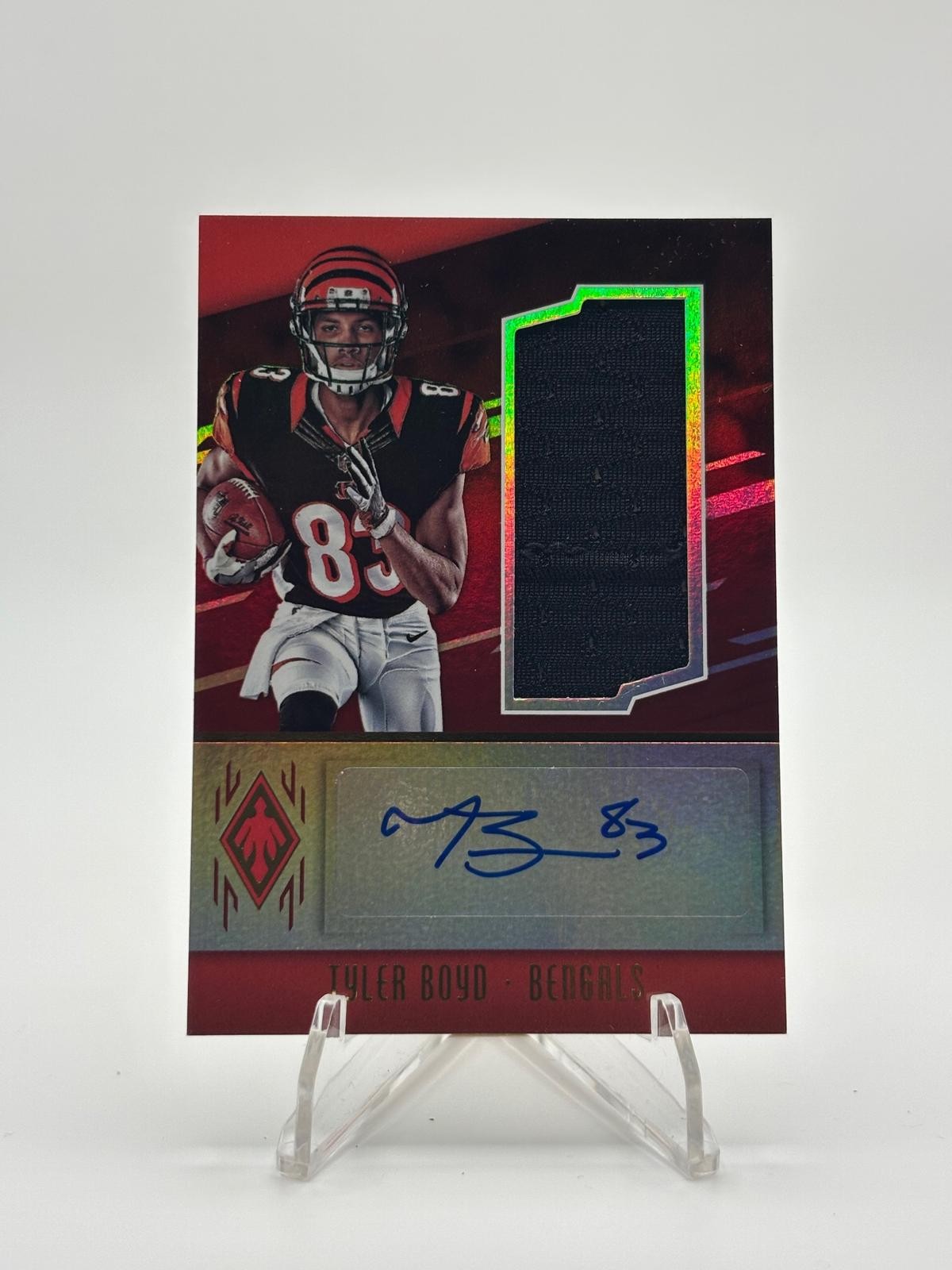 2016 Panini Phoenix #RAP-TB Tyler Boyd RPS Rookie Jumbo Autograph Swatch #/199