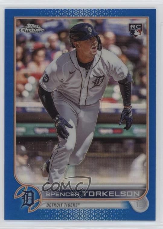 2022 Topps Chrome Update Blue Refractor 78/199 Spencer Torkelson #USC100 4d3