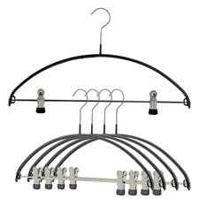 by Reston Lloyd European Non-Slip Metal Clothing Hanger, Smooth Shoulder Supp...