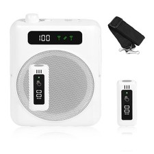 Voice Amplifier Wireless Microphone, Bluetooth Portable Voice Amplifier with ...