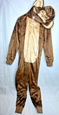 Spirit Halloween Adult Monkey Jumpsuit Costume Adult Size XS/S 07786387 - NWOT