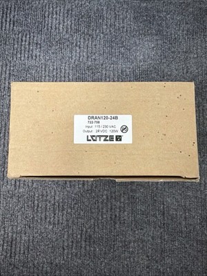 LUTZE DRAN120-24B 24VDC 120W POWER SUPPLY (BR3.6B1)
