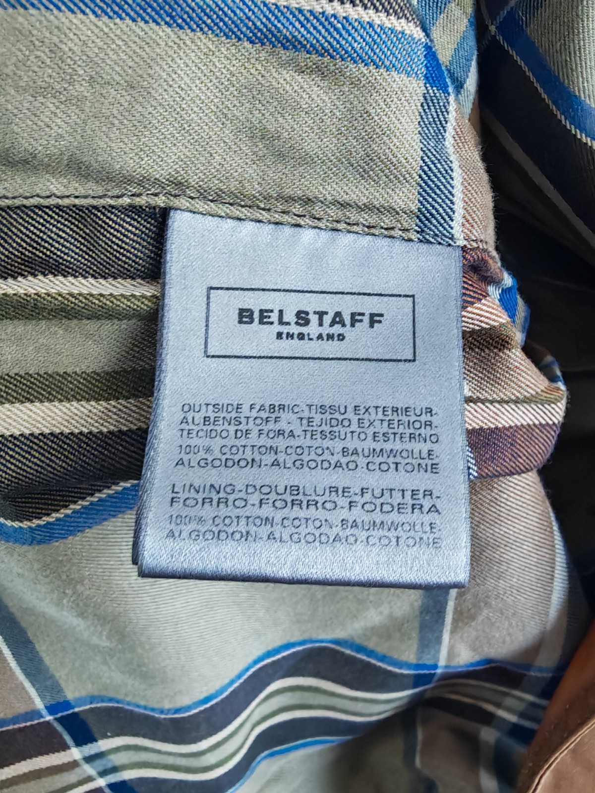 Belstaff Roadmaster Waxed Cotton Jacket Mens Brown Size IT 48 M Biker Motorcycle image 7