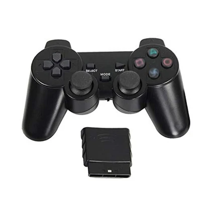 MARKENLOS Wireless Game 2.4GHz Controller für PS2 – Kabelloses Gamepad Joystick für Playst