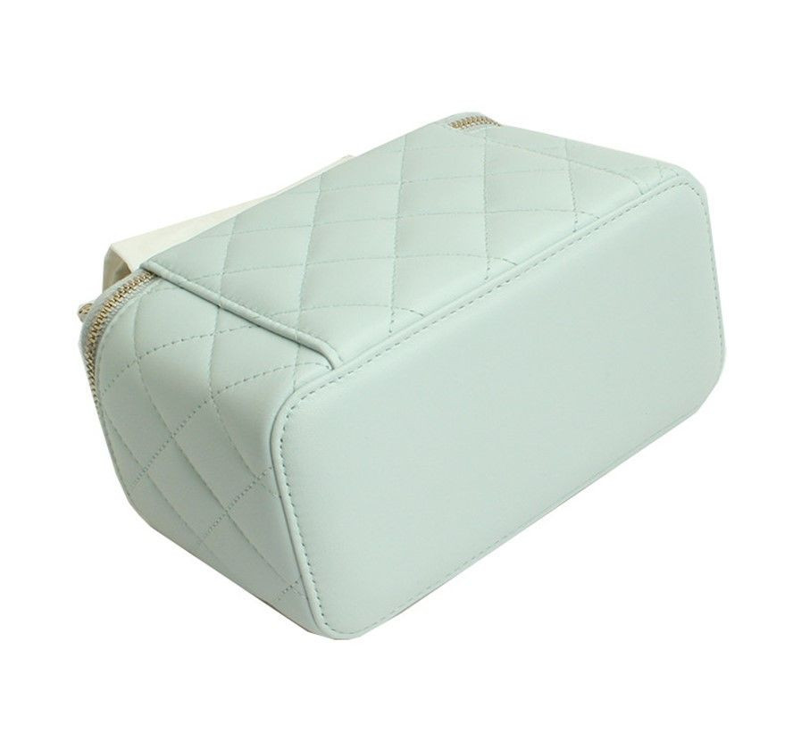 CHANEL Vanity Cosmetic Sky Blue Top Handle Crossbody Bag 31 CHANEL Vanity Cosmetic Sky Blue Top Handle Crossbody Bag 31