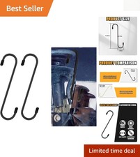 Brake Caliper Hooks 2-piece Universal Set With Rubber Tips For Safety