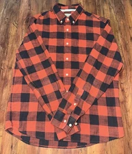 WELLEN Huckberry Flannel Size Medium Casual Work Wear Outdoor Camp Hike