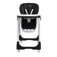 Foldable High Chair for Baby Dining Table with Adjustable Backrest,Footrest,Tray
