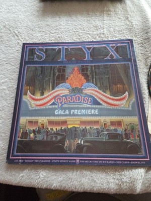 STYX~ Paradise Theater. 1980 Vinyl Lp  Gatefold! Etched Wax! 