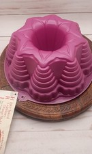 Molde de gelatina de gelatina púrpura vintage de plástico JELL-O MOLDE 2000