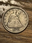 1875 S US 20-cent Twenty Cent Seated Liberty 90% Silver Coin San Franciso