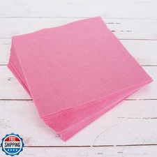 Threadart Premium Felt Sheets - 50 Sheets - 12" x 12" - Pink | So