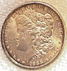 1888 P Morgan bright & white w/luster very nice BU free shipping Sigma test ++