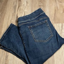 Lane Bryant capri Womens Size 18 DRK Wash Blue High Rise Skinny Pull-On Stretch