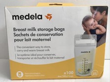 Medela Breast Milk Storage Bags 100 Count Ready to Use Milk Storage Bags 6oz