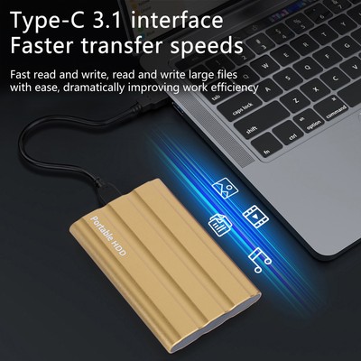 USB Hard Drive 6/8/10/12TB Large Capacity Storage High-Speed Transmission  