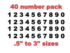 Mailbox Address Locker Numbers Decal Vinyl Sticker Window Door Wall Sign Decals