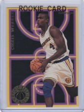 CHRIS WEBBER ROOKIE CARD 1993 Fleer Phenoms Basketball RC GOLDEN STATE WARRIORS